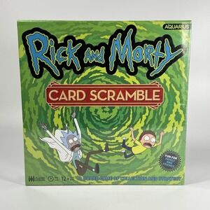 Rick and Morty Card Scramble Board Game